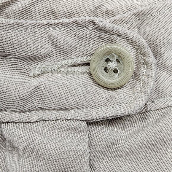 Woolrich Pants Womens 18 Tan Khaki Tencel Cotton Blend High Rise Wide Leg Office - Picture 2 of 11